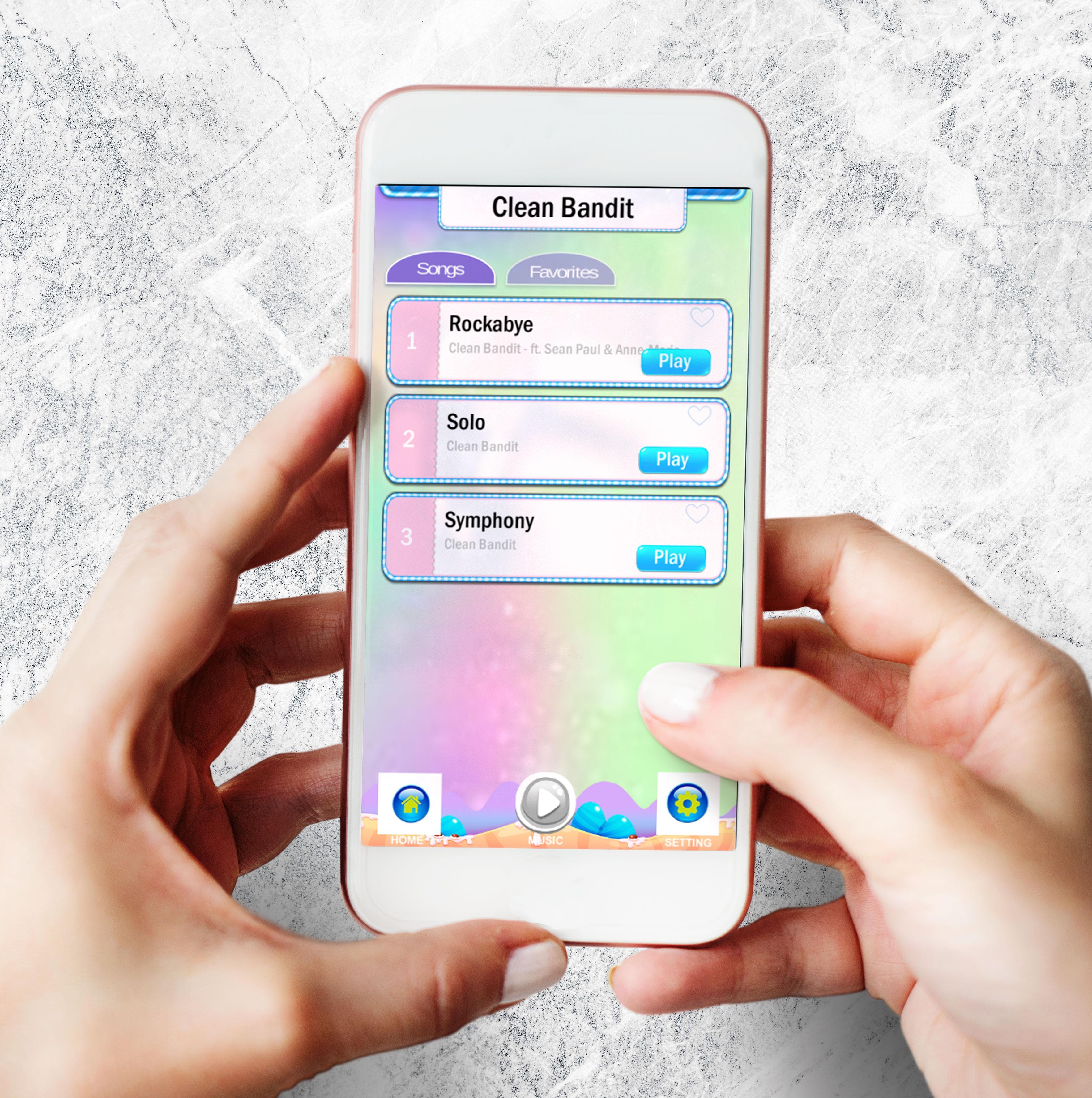 Piano Tiles of Clean Bandit