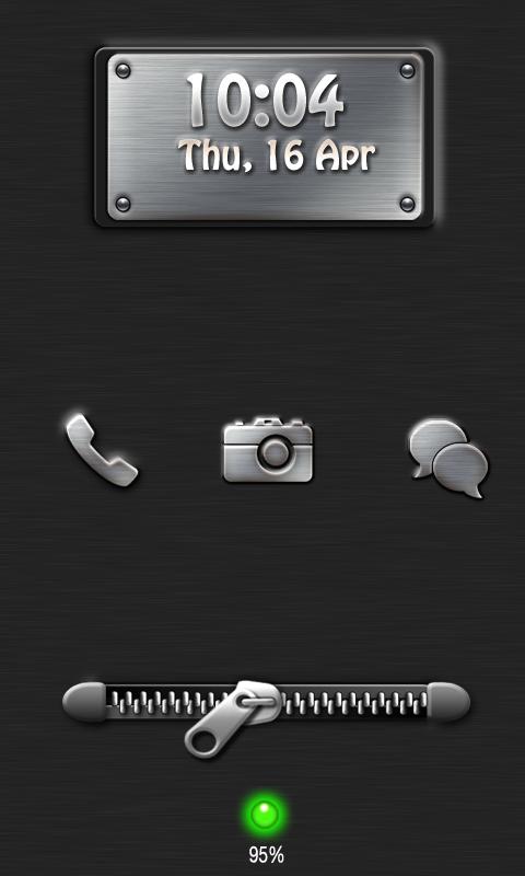 Zipper Slider Screen Lock