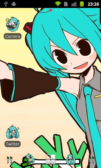 ADW Theme -Miku Hatsune-