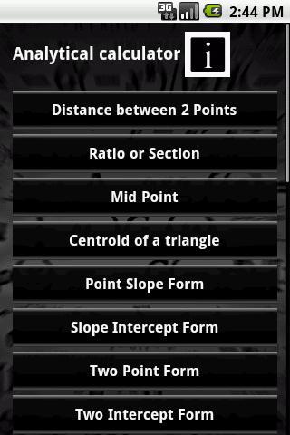 Analytical Calculator