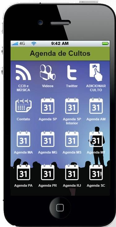 Agenda de Cultos CCB
