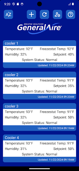 GeneralAire WiFi App