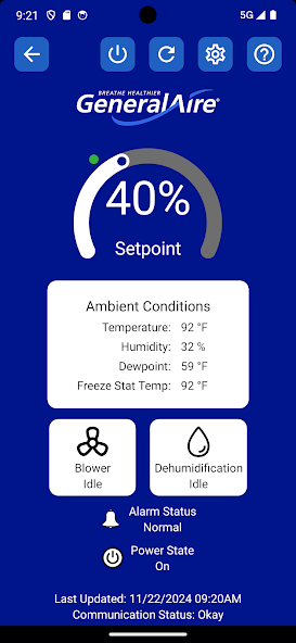 GeneralAire WiFi App