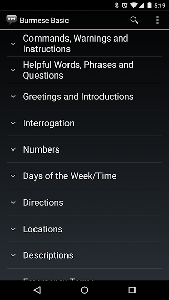 Burmese Basic Phrases