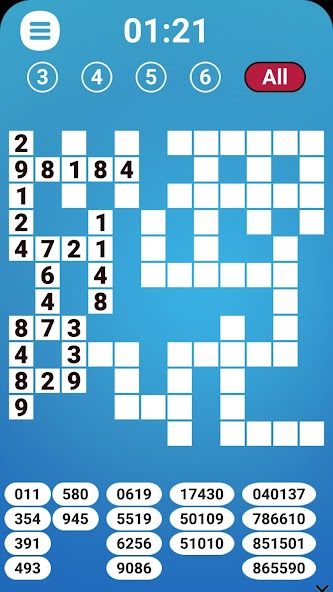 Word Fit Fill-In Crosswords