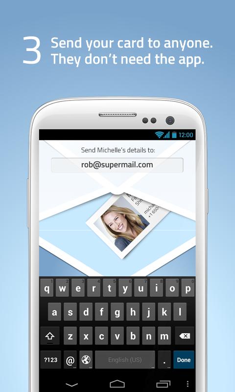 NoBizCard - Send Your Contact