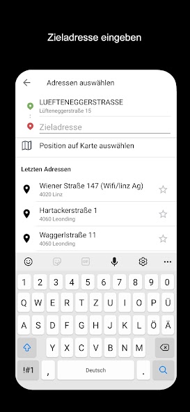 AST-APP der LINZ AG LINIEN