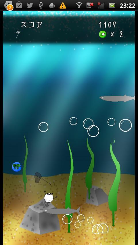 Pacific saury hunting