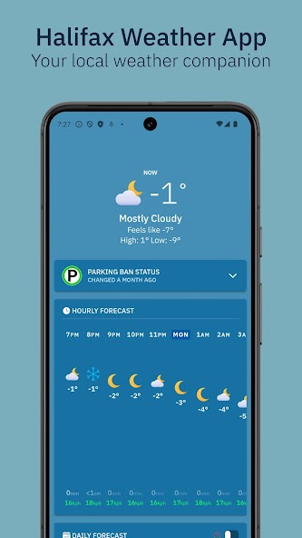 Halifax Weather & Parking Ban