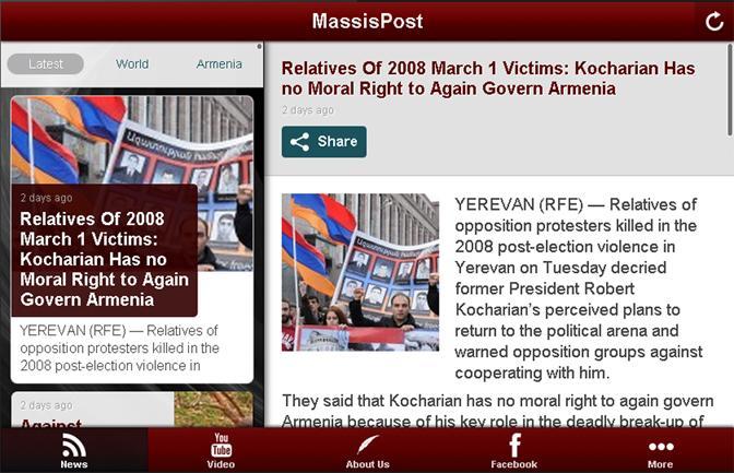 Armenian News By MassisPost