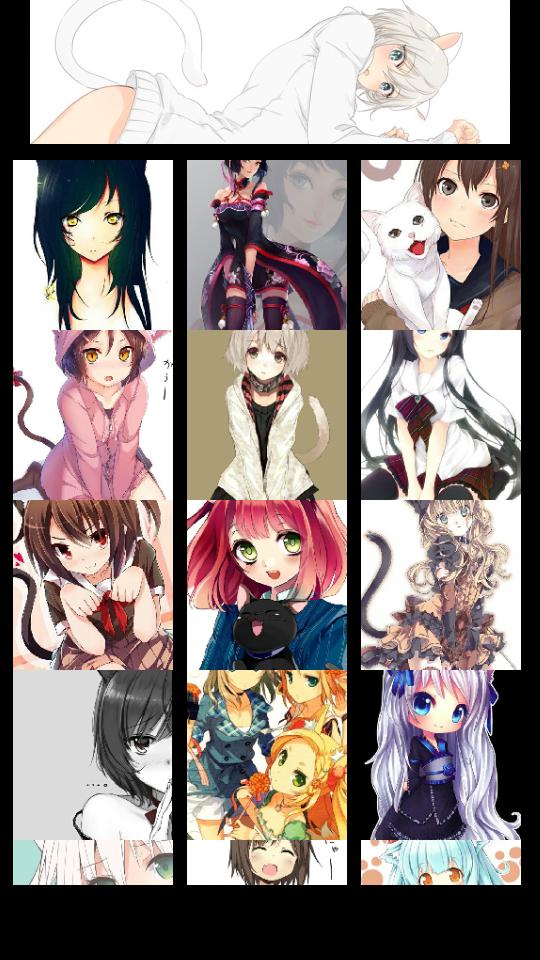 Cat Ears Girl Anime wallpaper