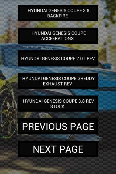 Engine sounds of Genesis Coupe