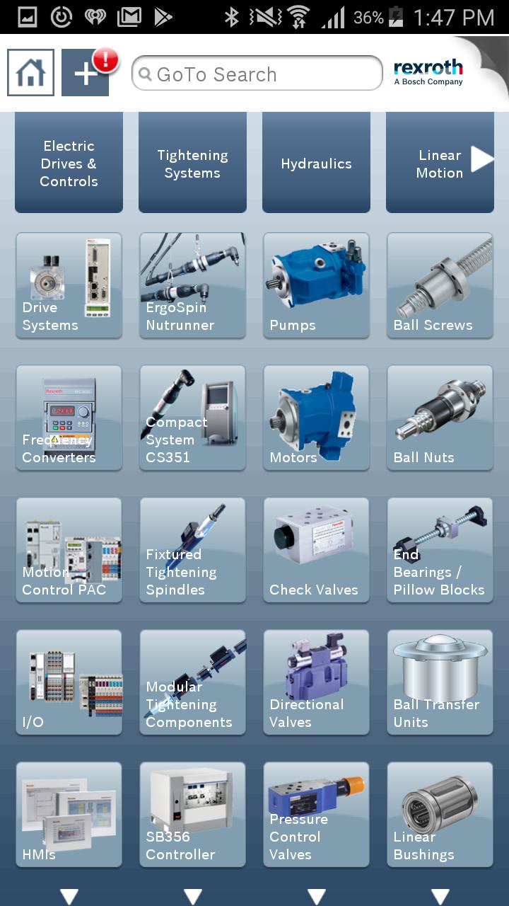 GoTO Products by Bosch Rexroth