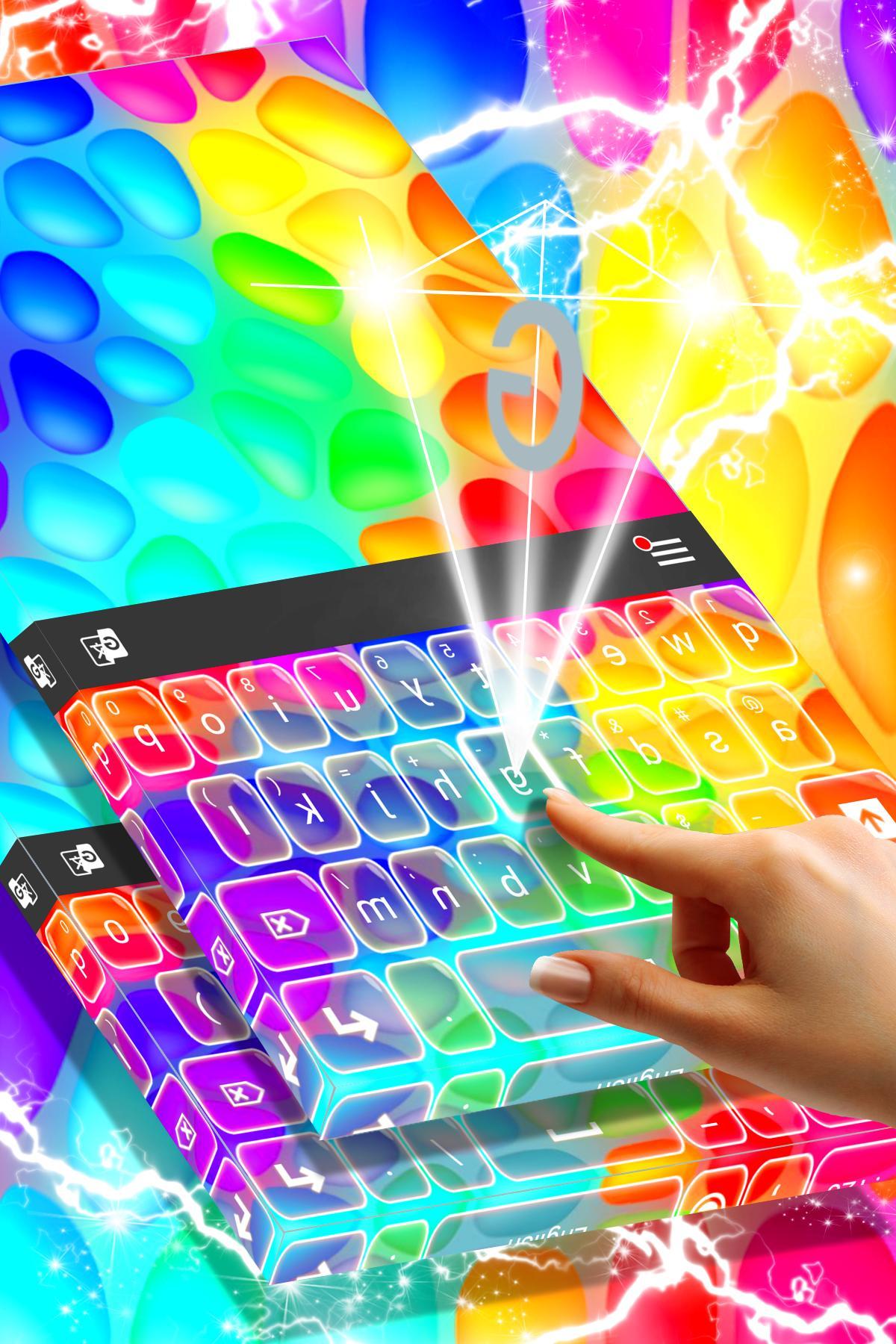 Colorful Bubbles Keyboard Theme