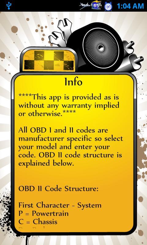 OBD Error Codes