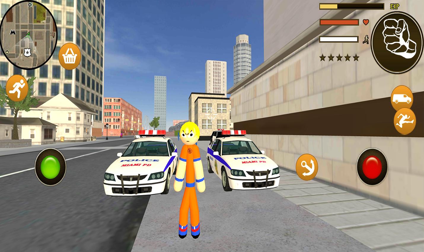 Goku Super Stickman Rope Hero Saiyan Legend Wars