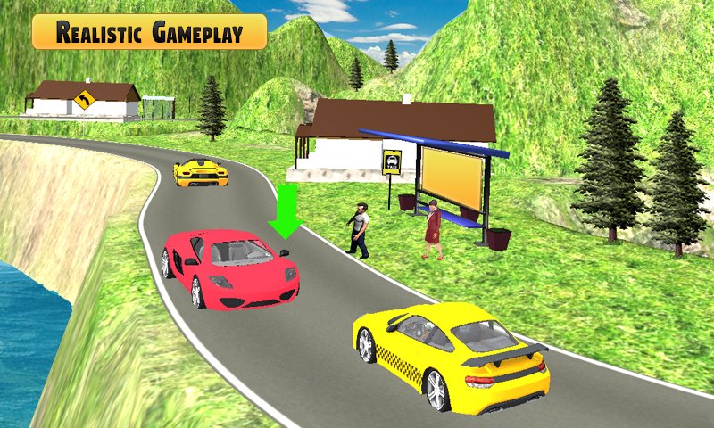 Offroad Taxi Driving Car Games