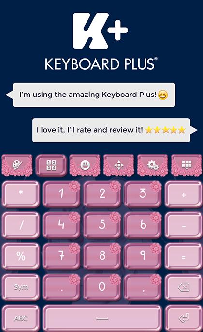 Keyboard Plus Flowers