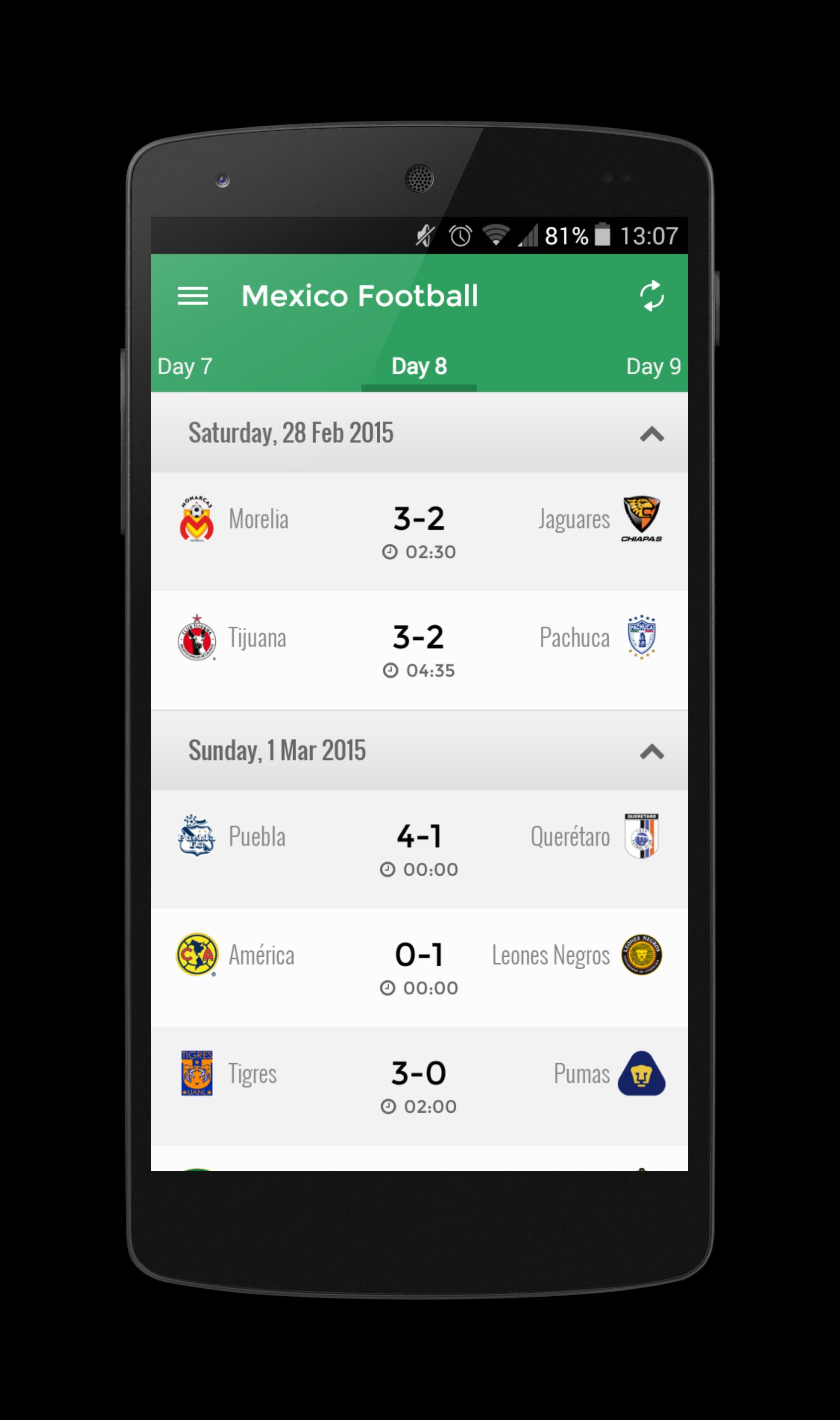 Mexico - App Football