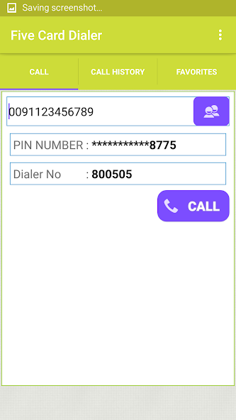 Five Card Dialer