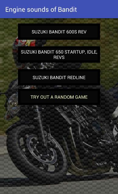 Engine sounds of Bandit