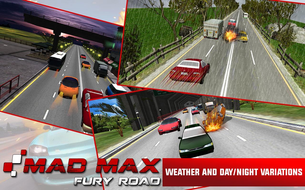 Furious mad car racing