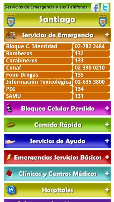 Servicios de Utilidad Chile