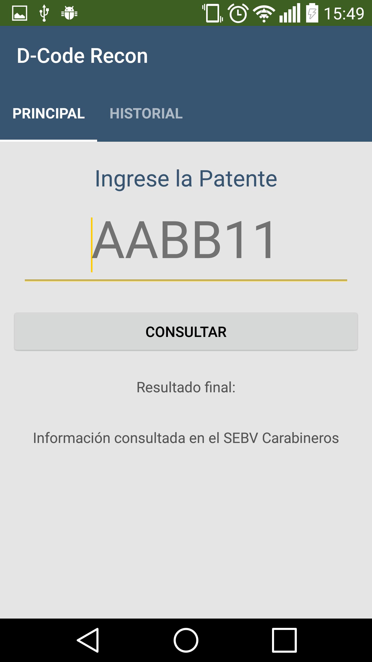 Consulta de Autos Robados