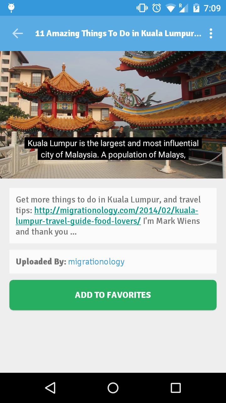 Travel Attractions Malaysia