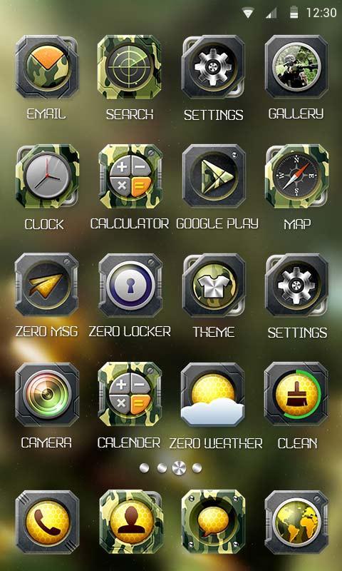 Camo Theme - ZERO Launcher