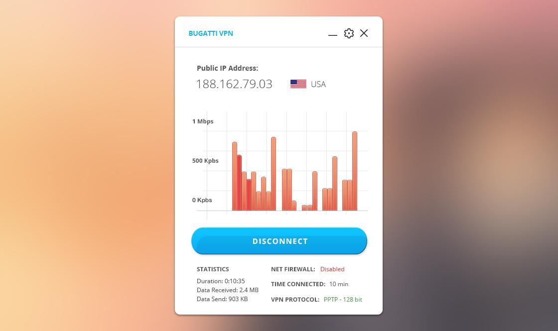 BugattiVPN Free Unlimited VPN