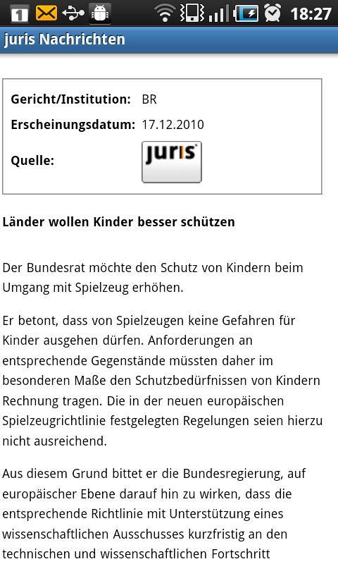 juris Nachrichten