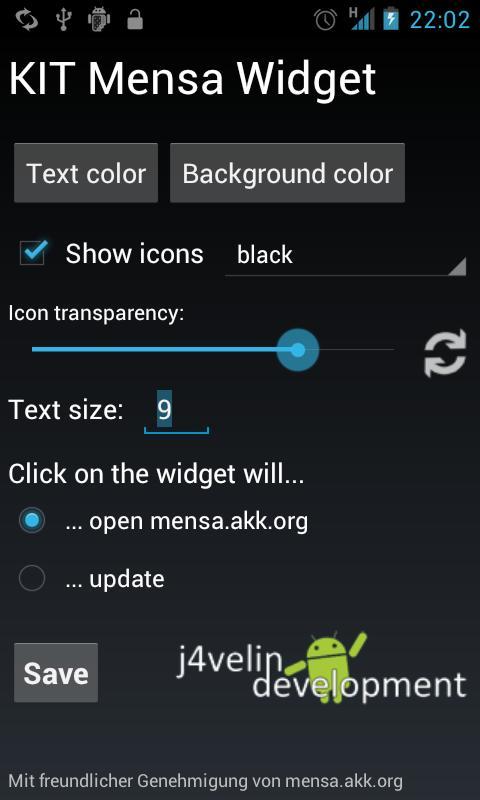KIT Mensa Widget