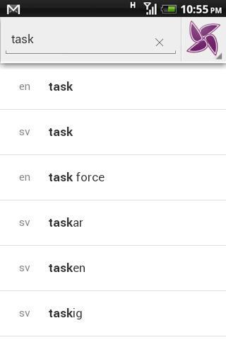 Folkets Swedish Dictionary