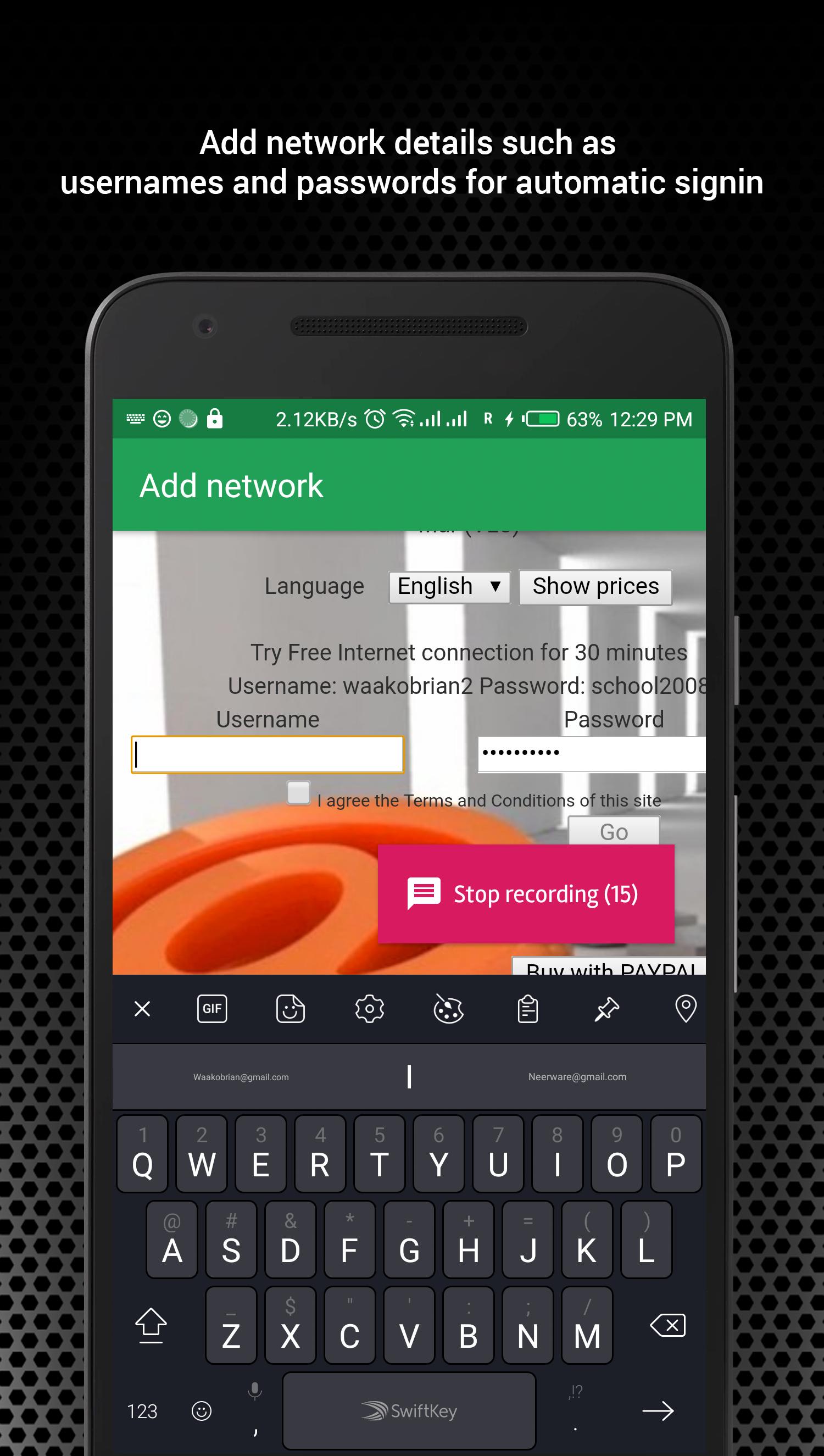 WiFi Login - Auto Web Login