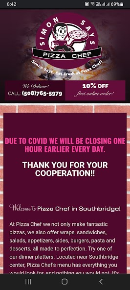 Pizza Chef Southbridge