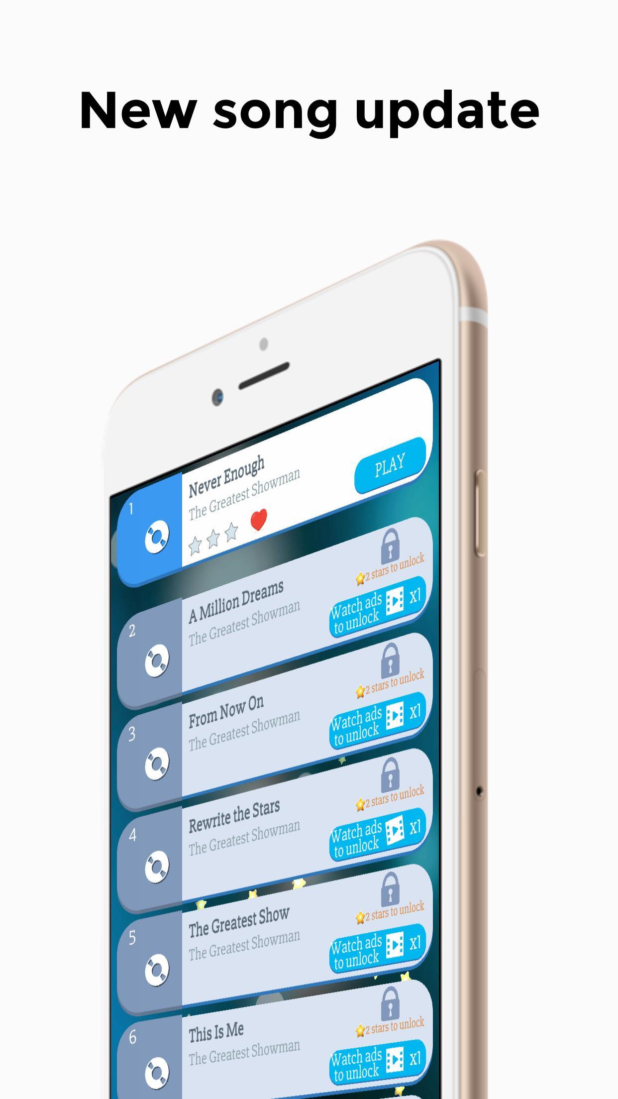 The Greatest Showman Piano Game