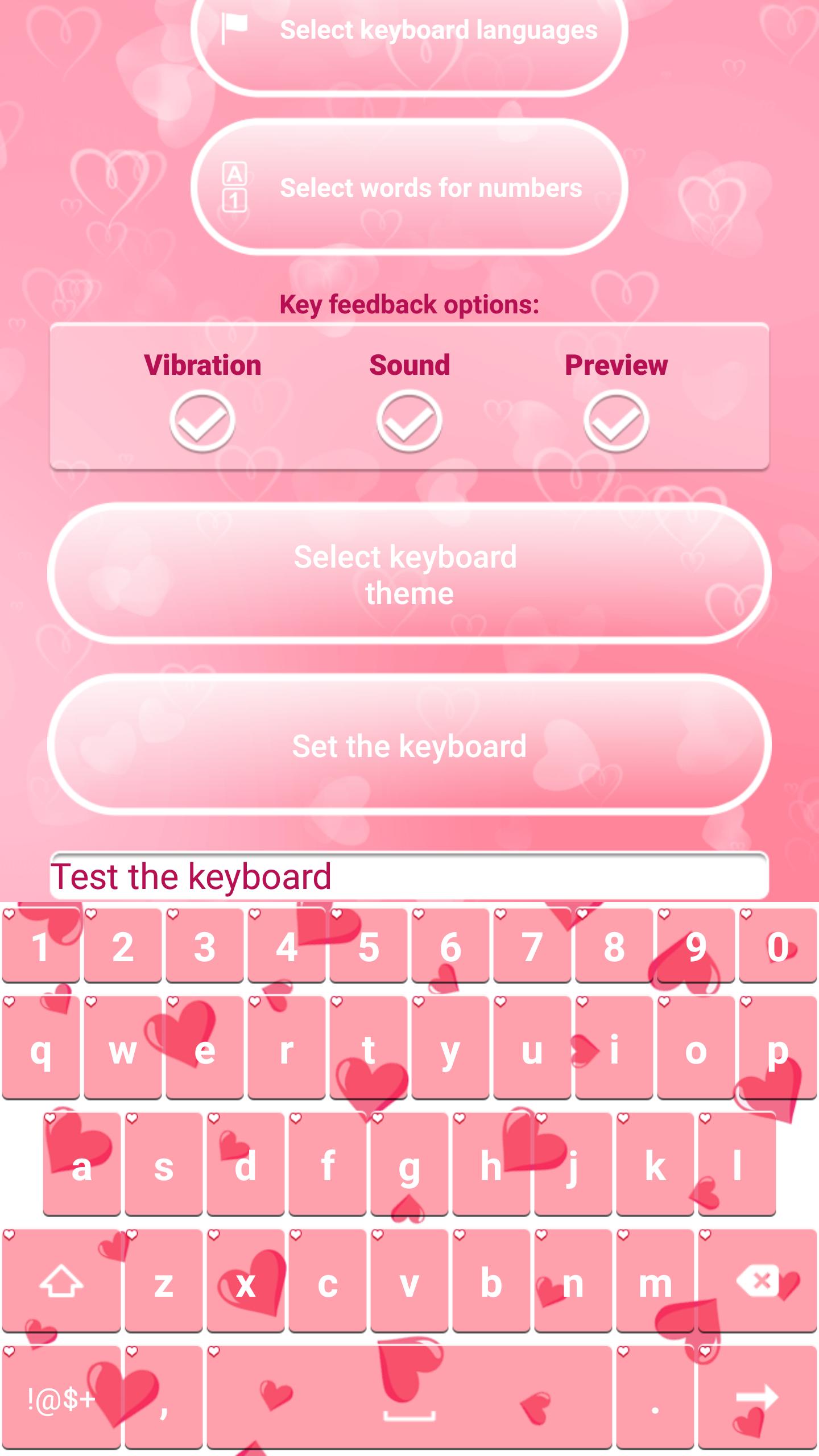 Hearts Keyboard Changer