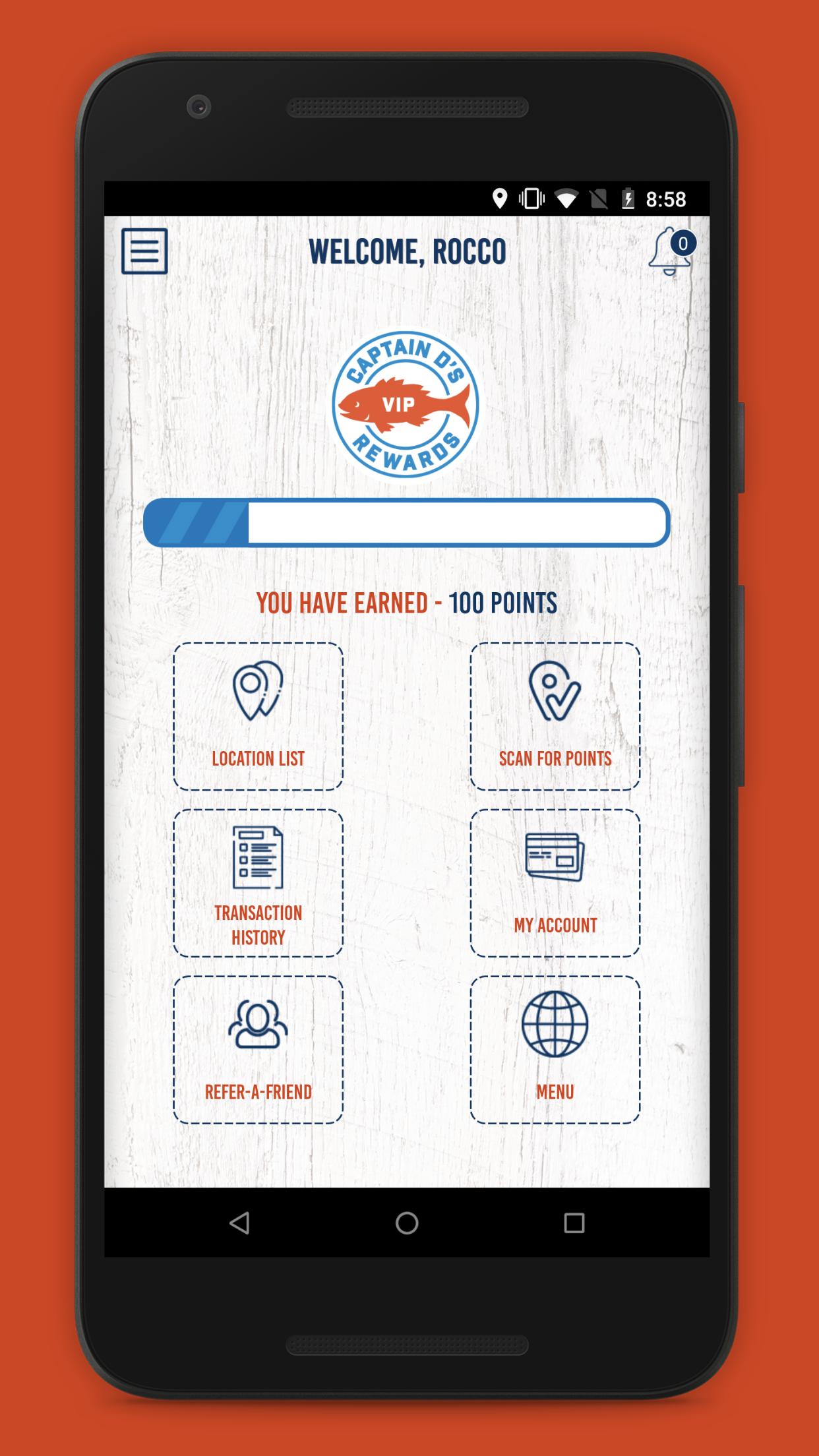 Captain D's VIP Rewards