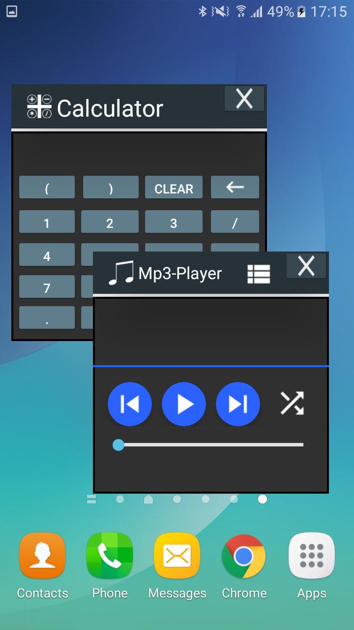 Mini Apps - Multitasking
