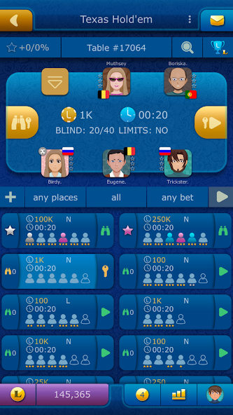 Poker LiveGames online