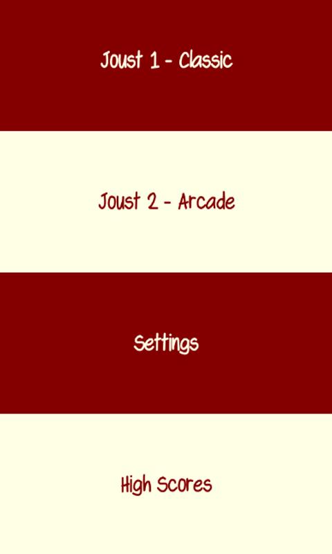 Maroon Ivory Rectangle Joust