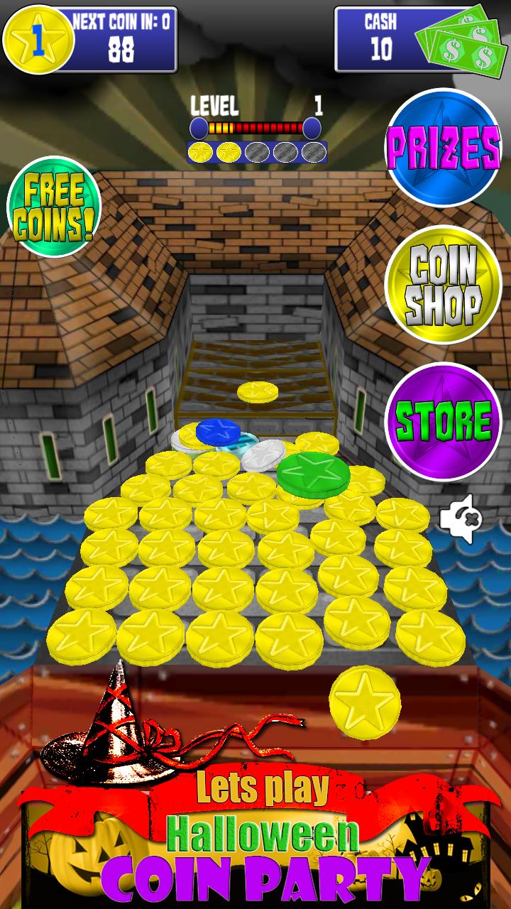 Halloween Coin Party Pumpkin