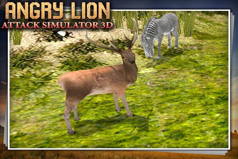 Angry Lion Attack Simulator 3D