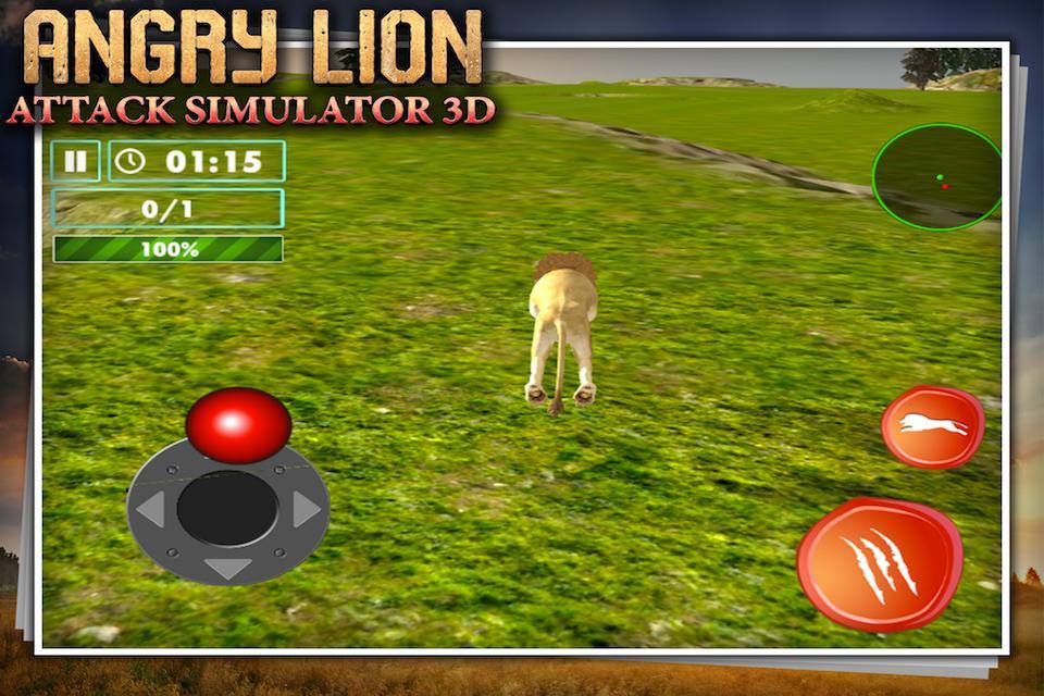 Angry Lion Attack Simulator 3D