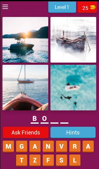 Guess - 4 Pics 1 Word - Fun Pu