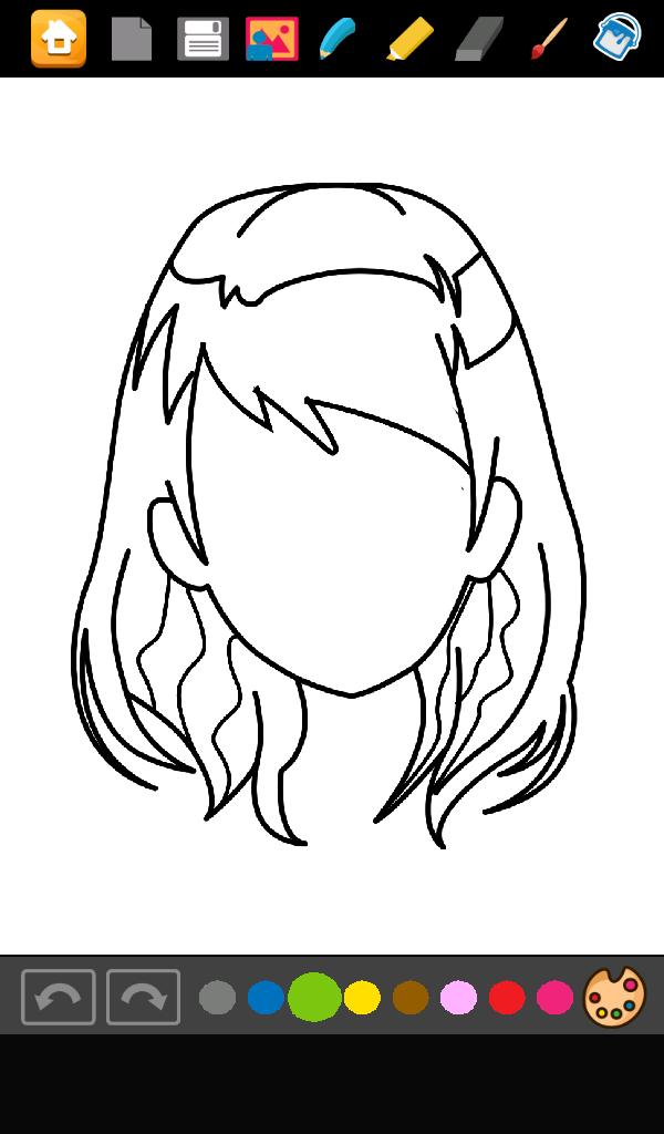 Hair makeup colors game