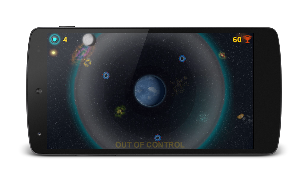 Meteors Attack Shoot Asteroids