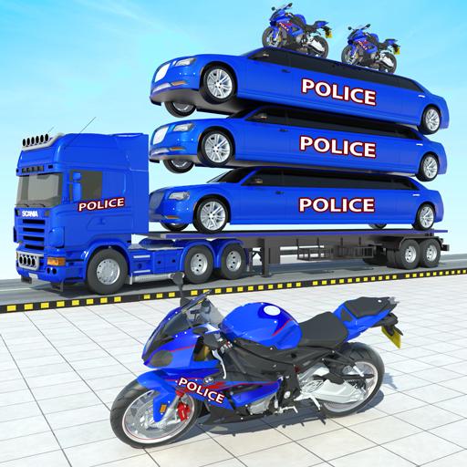 NY Police Bike Transport Truck