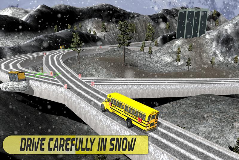 Super High School Bus Driving